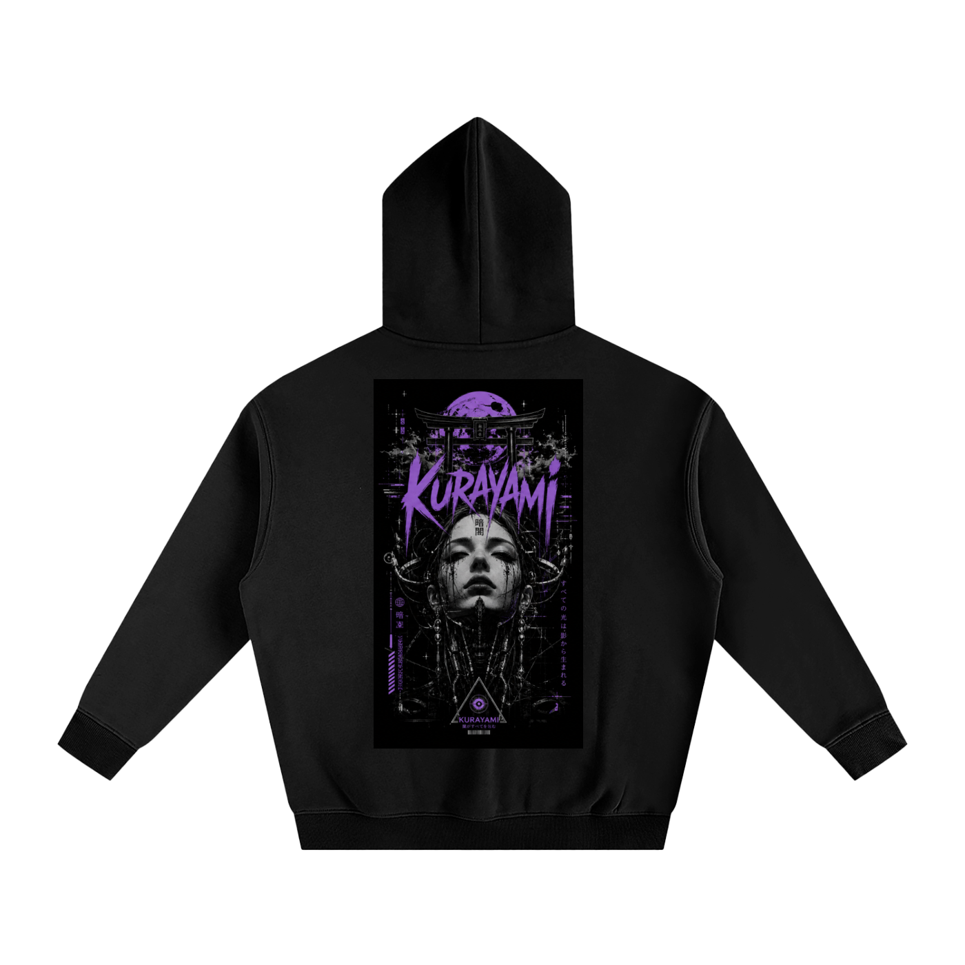KURAYAMI “Beast Within” Oversized Fleece Hoodie
