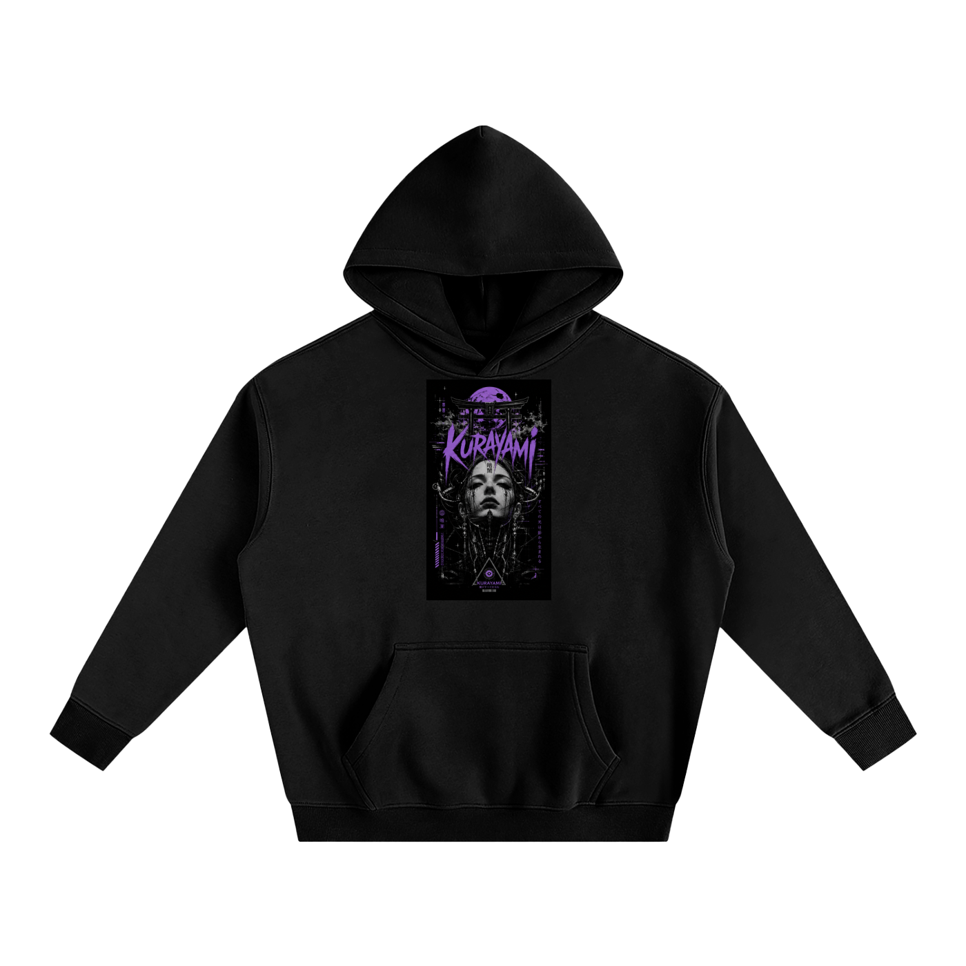KURAYAMI “Beast Within” Oversized Fleece Hoodie