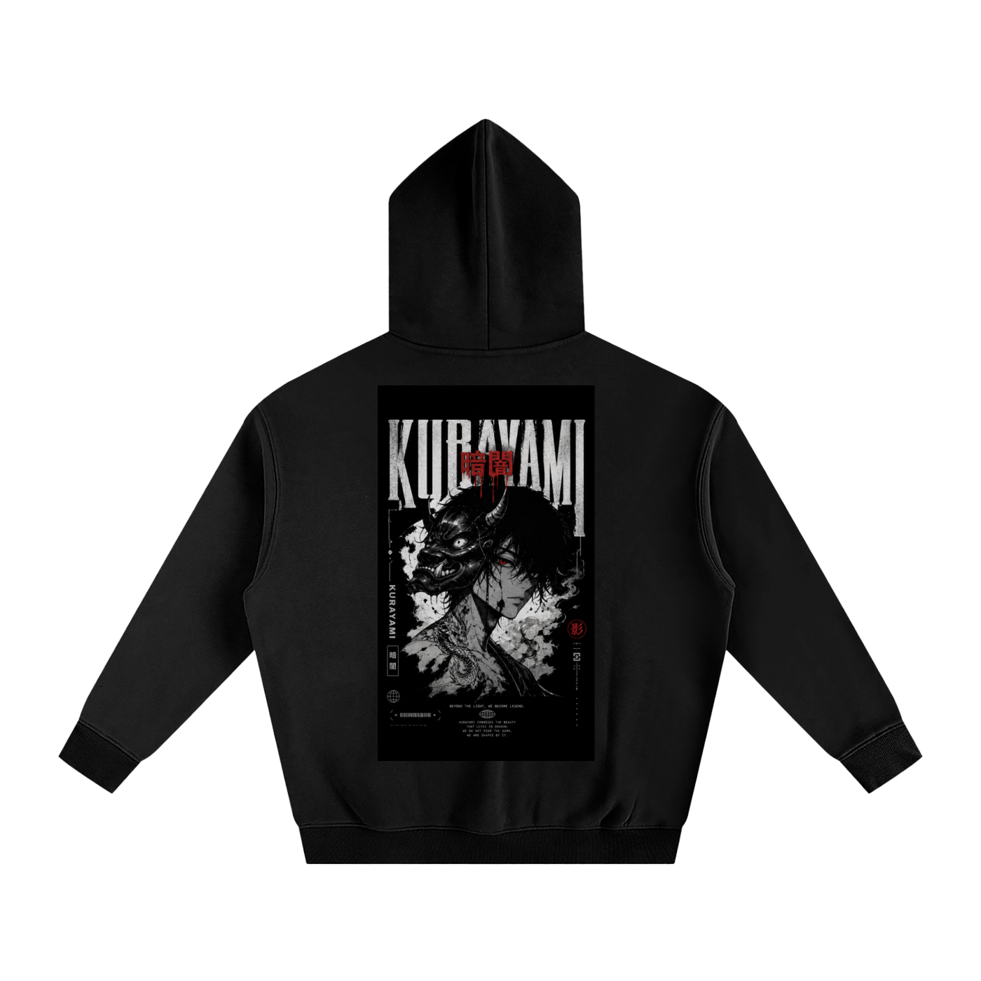 KURAYAMI “Afterimage” Oversized Fleece Hoodie