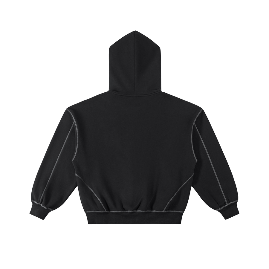 KURAYAMI “Faultline” Boxy Zip Hoodie
