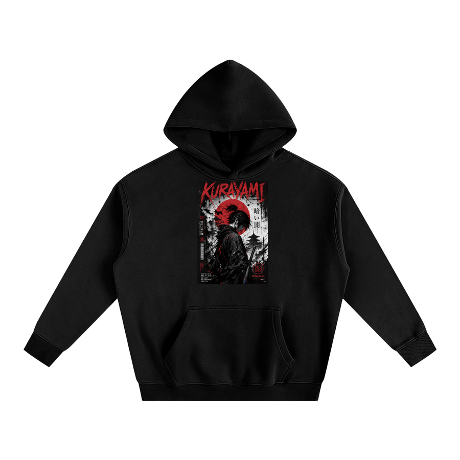 KURAYAMI “Tokyo Static” Oversized Fleece Hoodie